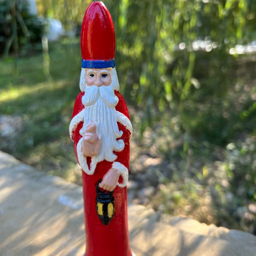 Jim Shore Pencil Red Santa Claus Figurine
